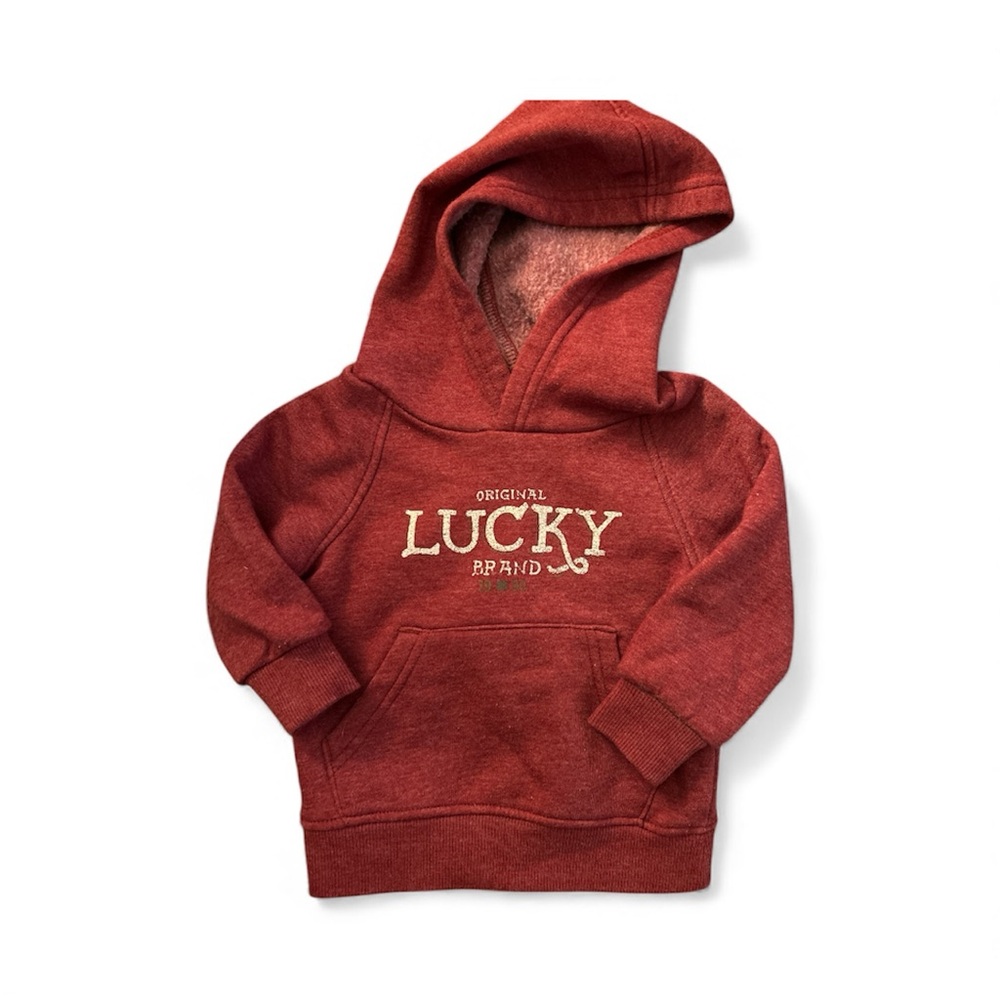 Lucky Brand Kids Brick Red Hoodie